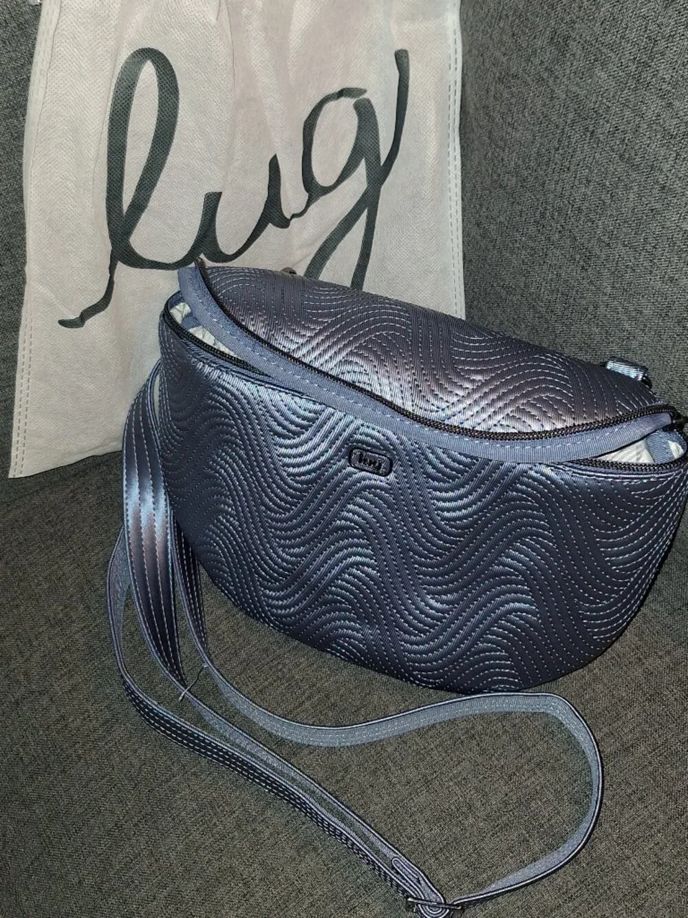Lug Satin Luxe Tumble Belt Bag - Picture 1 of 4